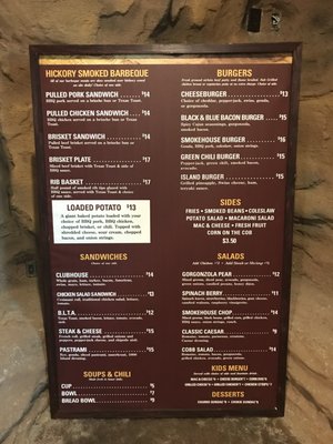 Menu photo 8 Canyonlands Williams, AZ