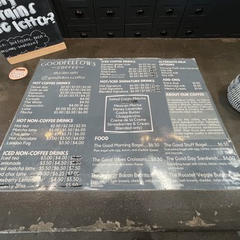 Goodfellows Coffee - Current menu June 2023 - Coffee & Tea Near Me - Cypress, California Goodfellows Coffee - Current menu June 2023 - Coffee & Tea Near Me - Cypress, California