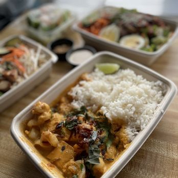 Asian Box - a variety of food in a container - Asian Fusion Near Me - San Francisco, California