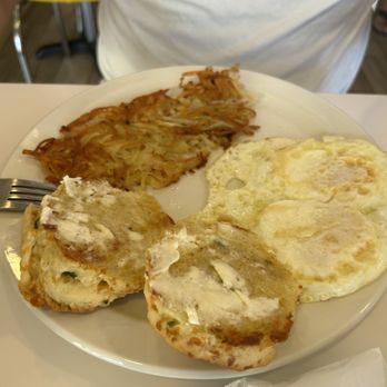 Over Easy - Tavernier - Jalapeño and cheddar biscuit was to die for. - Breakfast & Brunch Near Me - Tavernier, Florida