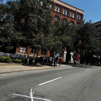 Sixth Floor Museum at Dealey Plaza - The view from the fatal shot up to the 6th story window - Museums Near Me - Dallas, Texas Sixth Floor Museum at Dealey Plaza - The view from the fatal shot up to the 6th story window - Museums Near Me - Dallas, Texas
