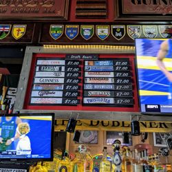 The Dubliner - Beers on tap.