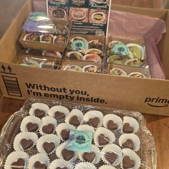 Date Queen Delights - Picking up the goodies!!! She packaged them up so well!! Thankfully I own a cooler for the hot season. - Desserts Near Me Date Queen Delights - Picking up the goodies!!! She packaged them up so well!! Thankfully I own a cooler for the hot season. - Desserts Near Me