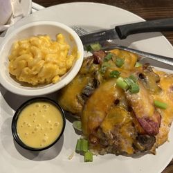 Dodge City Steakhouse - Rodeo chicken and macaroni and cheese.