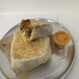cold inside and bad cut of meat