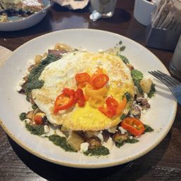 Chimichurri Steak & Eggs Hash