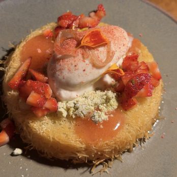 Susu - Strawberry rhubarb Kanafe - Steakhouses Near Me - Chicago, Illinois