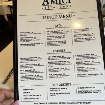 Amici Restaurant - Italian Near Me - Cherry Hill, New Jersey