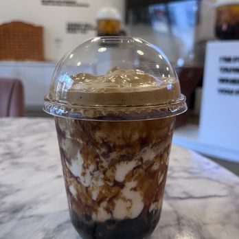 Xing Fu Tang - 03. Brown Sugar Boba Milk with Dalgona Coffee - Bubble Tea Near Me - Seattle, Washington