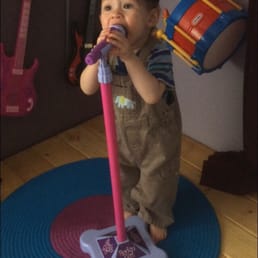 My son on the stage at Peace of Mind. He loves it! My son on the stage at Peace of Mind. He loves it!
