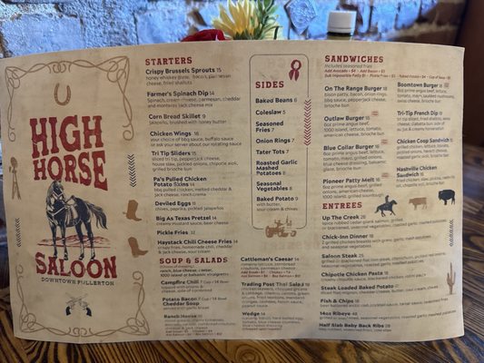 Menu photo 7 High Horse Saloon Fullerton, CA Menu photo 7 High Horse Saloon Fullerton, CA