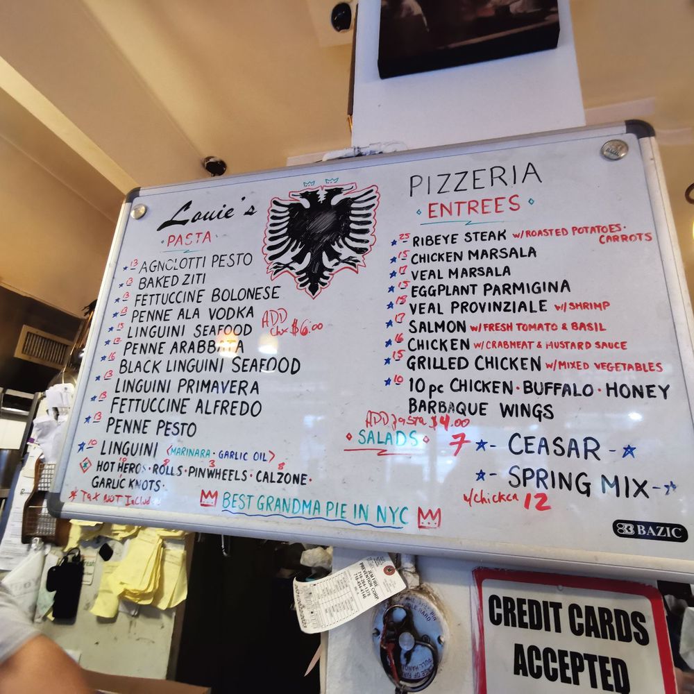 Louie's Pizza - Menu - Italian Near Me - Elmhurst, New York Louie's Pizza - Menu - Italian Near Me - Elmhurst, New York