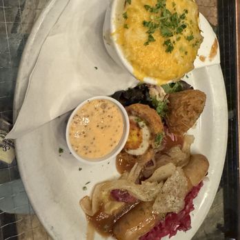 Quarter Celtic Brewpub - Celtic trio. Bangers & Mash Shepherd's Pie and Scotch Eggs - Brewpubs Near Me - Albuquerque, New Mexico
