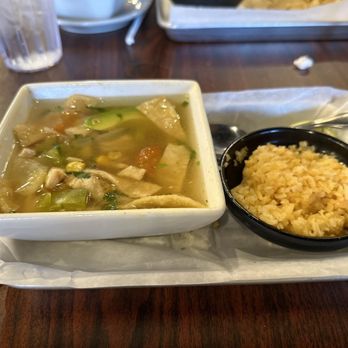 Travelers Cantina - Chicken tortilla soup and rice - Mexican Near Me - Corinth, Texas Travelers Cantina - Chicken tortilla soup and rice - Mexican Near Me - Corinth, Texas