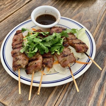 Saranrom Thai - A1. Moo Ping - Thai Near Me - Elmhurst, New York
