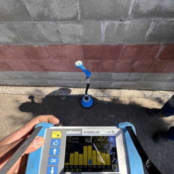 Golden State Leak Detection - Marking out a leak for a local plumber - Plumbing Near Me Golden State Leak Detection - Marking out a leak for a local plumber - Plumbing Near Me