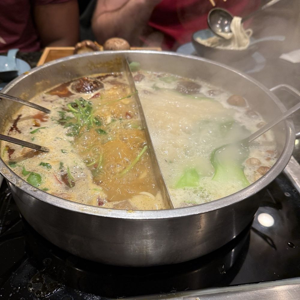 Happy Lamb Hot Pot - Mixed broth - spicy and original - Mongolian Near Me - Mountain View, California Happy Lamb Hot Pot - Mixed broth - spicy and original - Mongolian Near Me - Mountain View, California