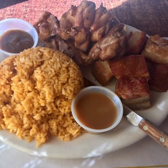 Toppings Tree Restaurant - Specialty Combo $10.95 BBQ Chicken and Lechon Kawali with Java Rice - Filipino Near Me - Santa Clara, California Toppings Tree Restaurant - Specialty Combo $10.95 BBQ Chicken and Lechon Kawali with Java Rice - Filipino Near Me - Santa Clara, California