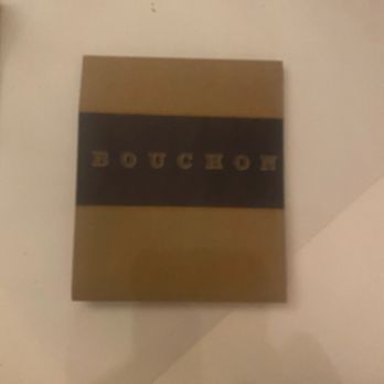 Bouchon - Individual menu. - French Near Me - Las Vegas, Nevada