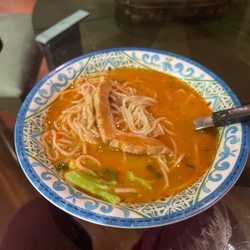 Umami Ramen - This is the spicy tonkatsu Ramen with pork on top.