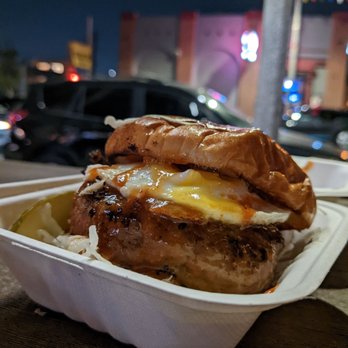 Ojai Burger - Spicy miso, pretty good! Not spicy tho lol - Burgers Near Me - Orange, California