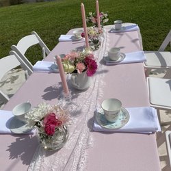 All About Entertainment - Linens, table and chair rented