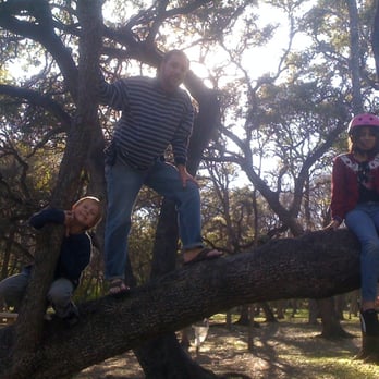 Garrison District Park - Climbing trees... And the helmet was not for climbing, we rode our bike there :) - Parks Near Me - Austin, Texas Garrison District Park - Climbing trees... And the helmet was not for climbing, we rode our bike there :) - Parks Near Me - Austin, Texas