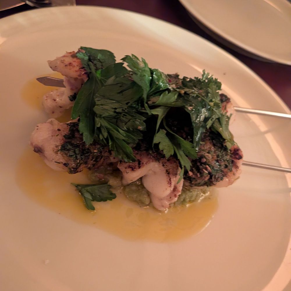 Wild Cherry - Monkfish Kebab - Desserts Near Me - New York, New York Wild Cherry - Monkfish Kebab - Desserts Near Me - New York, New York