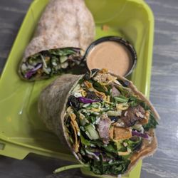 Salata - Steak wrap on wheat, side of chipotle ranch