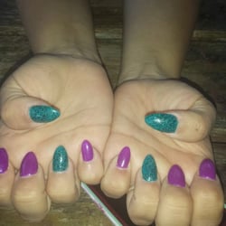 A Village Hair & Nails - Sarah Wynne does fabulous fun nails.
