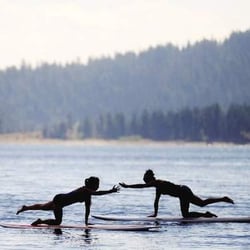 Stand Up Ashland - Paddle Board Yoga, Howard Prairie Lake