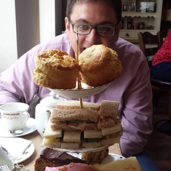 Tea Hive - About to devour massive afternoon tea nom nom - Coffee & Tea Near Me - Chorlton, XGM
