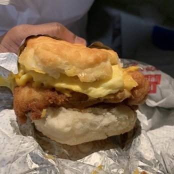 Chick-fil-A - Chicken, egg & cheese biscuit - Chicken Shop Near Me - New York, New York