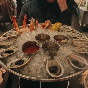 Row 34 - Seaport - oysters, crab, shrimp cocktail, with caviar - New American Near Me - Boston, Massachusetts