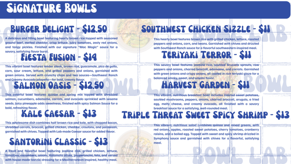Menu photo 5 The Bowl Lab Glendale, AZ Menu photo 5 The Bowl Lab Glendale, AZ