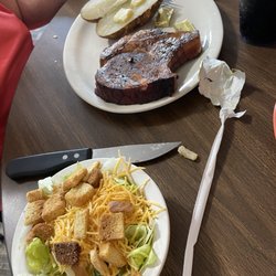 Hacks Steak Shack - Pork chop dinner