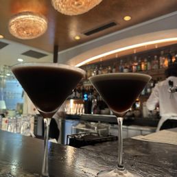 Espresso and chocolate martinis