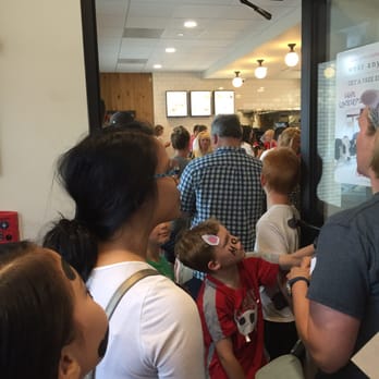 Chick-fil-A - Line for cow appreciation day - Chicken Shop Near Me - Clackamas, Oregon Chick-fil-A - Line for cow appreciation day - Chicken Shop Near Me - Clackamas, Oregon