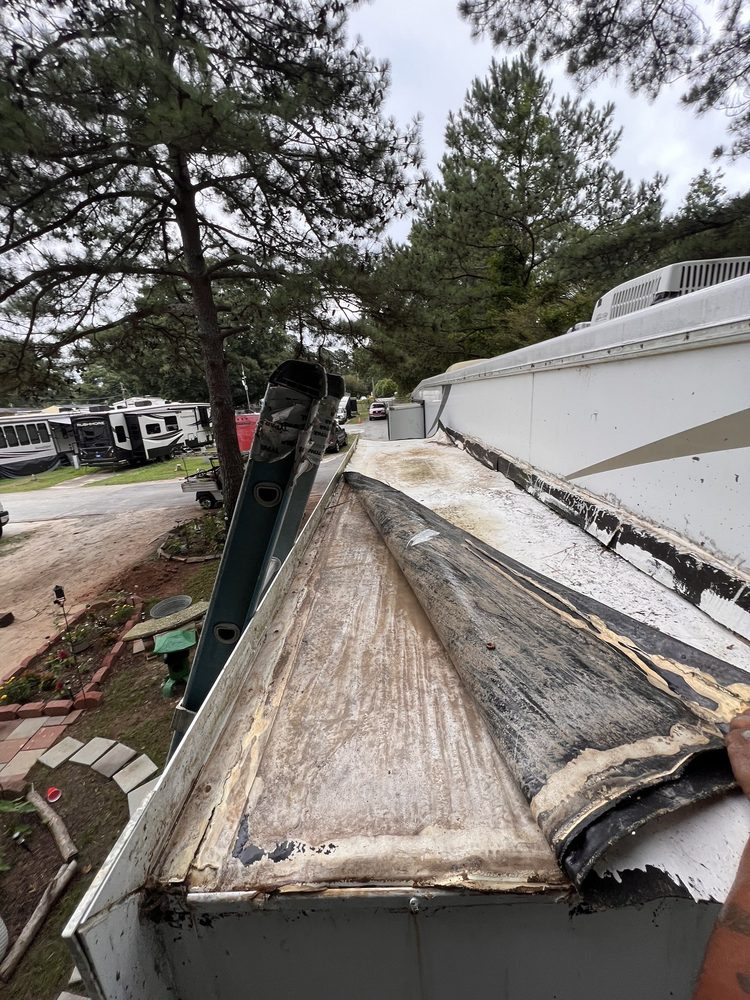 Slide of Rv Roof Repairs