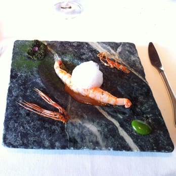 El Celler de Can Roca - Shrimp with foam and algae - Spanish Near Me - Girona, GI