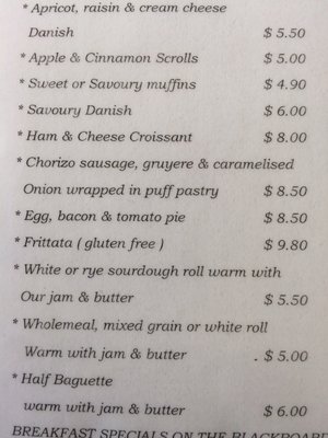Menu photo 7 Jackman & McRoss Battery Point, TAS