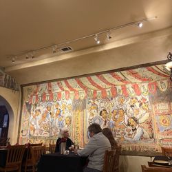 Carmel's Bistro Giovanni - Inside wall mural
