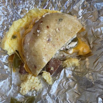 Truckee Bagel Co - Southwest Wake Up Breakfast Bagel - Bagels Near Me - Reno, Nevada Truckee Bagel Co - Southwest Wake Up Breakfast Bagel - Bagels Near Me - Reno, Nevada