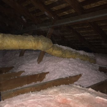 Atticare - A look in the attic as it was getting blown in - Insulation Installation Near Me - San Leandro, California Atticare - A look in the attic as it was getting blown in - Insulation Installation Near Me - San Leandro, California