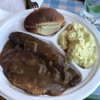 Peter's German Grill & Bakery - Combo plate with mushroom gravy - Saturday's special - Bakeries Near Me - El Paso, Texas Peter's German Grill & Bakery - Combo plate with mushroom gravy - Saturday's special - Bakeries Near Me - El Paso, Texas
