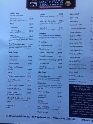 Menu photo 3 Red Dogs Sandwiches Richmond, IL Menu photo 3 Red Dogs Sandwiches Richmond, IL