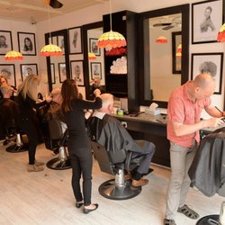 The Trim Bin Barbers - Sallynoggin - The team in action.
