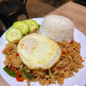 Lao'd District - THAI BASIL CHICKEN - Thai Near Me - Houston, Texas