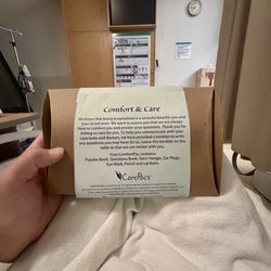 Allegheny General Hospital - Care pack with everything I needed, including a crossword puzzle and sudoku book!