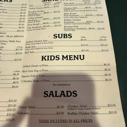 The Other Bar & Grill - Menu
